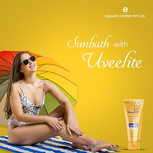 Uveelite Sunscreen Spf 50 Lotion 60ml Broad Spectrum, Non Sticky Pack of 1