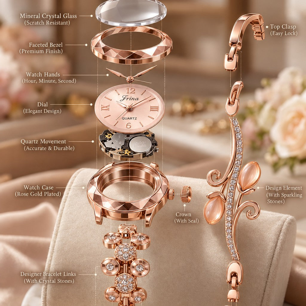 Women's Watch & Bracelet