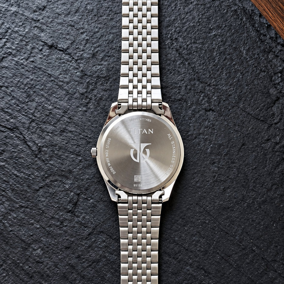 Titan Classic Silver Watch"